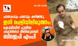 ചാണകവും പപ്പടവും കഴിഞ്ഞു, ഇനി ചെളിയിലിരുത്തം: കൊവിഡിന് പുതിയ ചികില്‍സാ രീതിയുമായി ബിജെപി എംപി