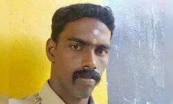 പ്രതിയുടെ ബോംബേറില്‍ പോലീസുകാരന് ദാരുണാന്ത്യം