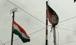 പാര്‍ട്ടി കൊടിമരത്തില്‍ ദേശീയ പതാക;  ബിജെപി പ്രവര്‍ത്തകര്‍ക്കെതിരേ കേസെടുത്തു