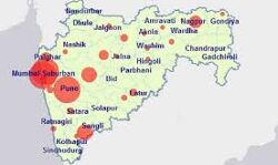 ആശങ്ക ഒഴിയാതെ മഹാരാഷ്ട്ര; ഒറ്റദിവസം 13,165 പുതിയ കൊവിഡ് കേസുകള്‍