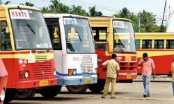 കെഎസ്ആര്‍ടിസി ജീവനക്കാരുടെ സൂചനാ പണിമുടക്ക് തുടങ്ങി; സര്‍വീസുകള്‍ മുടങ്ങി