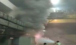 തെലങ്കാനയിലെ ജലവൈദ്യുത നിലയത്തില്‍ തീപ്പിടിത്തം; ഒമ്പതുപേര്‍ കുടുങ്ങിക്കിടക്കുന്നു