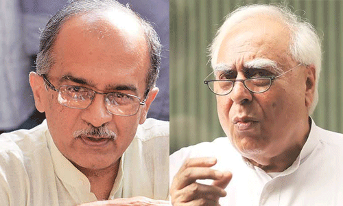 പ്രശാന്ത് ഭൂഷണ് പിന്തുണയുമായി കപില്‍ സിബല്‍