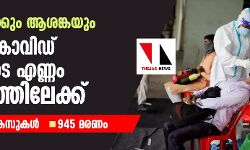ഉയരുന്ന കണക്കും ആശങ്കയും: രാജ്യത്ത് കൊവിഡ് ബാധിതരുടെ എണ്ണം 30 ലക്ഷത്തിലേക്ക്; 70,000 പുതിയ കേസുകള്; 945 മരണം ഉയരുന്ന കണക്കും ആശങ്കയും: രാജ്യത്ത് കൊവിഡ് ബാധിതരുടെ എണ്ണം 30 ലക്ഷത്തിലേക്ക്; 70,000 പുതിയ കേസുകള്; 945 മരണം