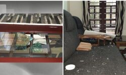 കൊവിഡ് സ്ഥിരീകരിച്ചവരുടെ വീടിനുനേരെ കല്ലേറ്