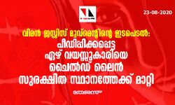 വിമന്‍ ജസ്റ്റിസ് മൂവ്‌മെന്റിന്റെ ഇടപെടല്‍: പീഡിപ്പിക്കപ്പെട്ട ഏഴ് വയസ്സുകാരിയെ ചൈല്‍ഡ് ലൈന്‍ സുരക്ഷിത സ്ഥാനത്തേക്ക് മാറ്റി