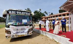 കൊവിഡ് ബ്രിഗേഡിന്റെ ആദ്യ സംഘം കാസര്‍ഗോഡേക്ക് യാത്രയായി