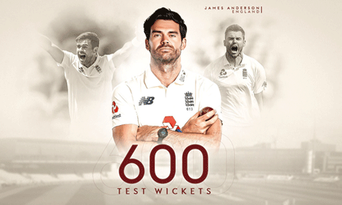 ടെസ്റ്റില് 600 വിക്കറ്റ് നേടുന്ന ആദ്യ ഫാസ്റ്റ് ബൗളറായി ആന്ഡേഴ്സണ് ടെസ്റ്റില് 600 വിക്കറ്റ് നേടുന്ന ആദ്യ ഫാസ്റ്റ് ബൗളറായി ആന്ഡേഴ്സണ്