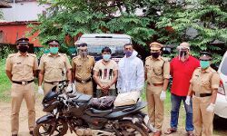 ബൈക്കില്‍ കടത്തിയ 1.6 കിഗ്രാം കഞ്ചാവുമായി യുവാവ് പിടിയില്‍