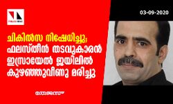 ചികില്‍സ നിഷേധിച്ചു; ഫലസ്തീന്‍ തടവുകാരന്‍ ഇസ്രായേല്‍ ജയിലില്‍ കുഴഞ്ഞുവീണു മരിച്ചു
