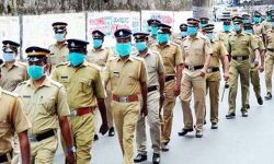 കൊവിഡ് വ്യാപനം; തീരദേശമേഖലയില്‍ പോലിസ് റൂട്ട് മാര്‍ച്ച്
