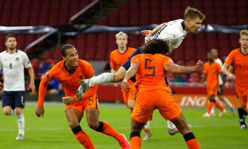 നേഷന്സ് ലീഗ്; ഹോളണ്ടിനെ തോല്പ്പിച്ച് ഇറ്റലി നേഷന്സ് ലീഗ്; ഹോളണ്ടിനെ തോല്പ്പിച്ച് ഇറ്റലി