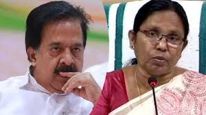 സ്ത്രീത്വത്തെ അപമാനിച്ച ചെന്നിത്തല മാപ്പ് പറയണമെന്ന് ആരോഗ്യ മന്ത്രി; പ്രചരണം ശരിയല്ലെന്ന് ചെന്നിത്തല സ്ത്രീത്വത്തെ അപമാനിച്ച ചെന്നിത്തല മാപ്പ് പറയണമെന്ന് ആരോഗ്യ മന്ത്രി; പ്രചരണം ശരിയല്ലെന്ന് ചെന്നിത്തല