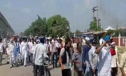 കേന്ദ്ര സര്‍ക്കാരിന്റെ കാര്‍ഷിക ഓര്‍ഡിനന്‍സുകള്‍ക്കെതിരേ ഹരിയാനയില്‍ വമ്പിച്ച കര്‍ഷകസമരം