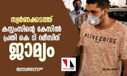 സ്വര്‍ണക്കടത്ത്: കസ്റ്റംസിന്റെ കേസില്‍ പ്രതി കെ ടി റമീസിന് ജാമ്യം