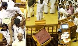 നിയമസഭയിലെ ആക്രമണം; കേസ് പിൻവലിക്കാനുള്ള അപേക്ഷ കോടതി ഇന്ന് പരിഗണിക്കും