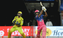 സഞ്ജു സാംസണ് അര്ദ്ധസെഞ്ചുറി; രാജസ്ഥാന് കൂറ്റന് സ്കോര് സഞ്ജു സാംസണ് അര്ദ്ധസെഞ്ചുറി; രാജസ്ഥാന് കൂറ്റന് സ്കോര്