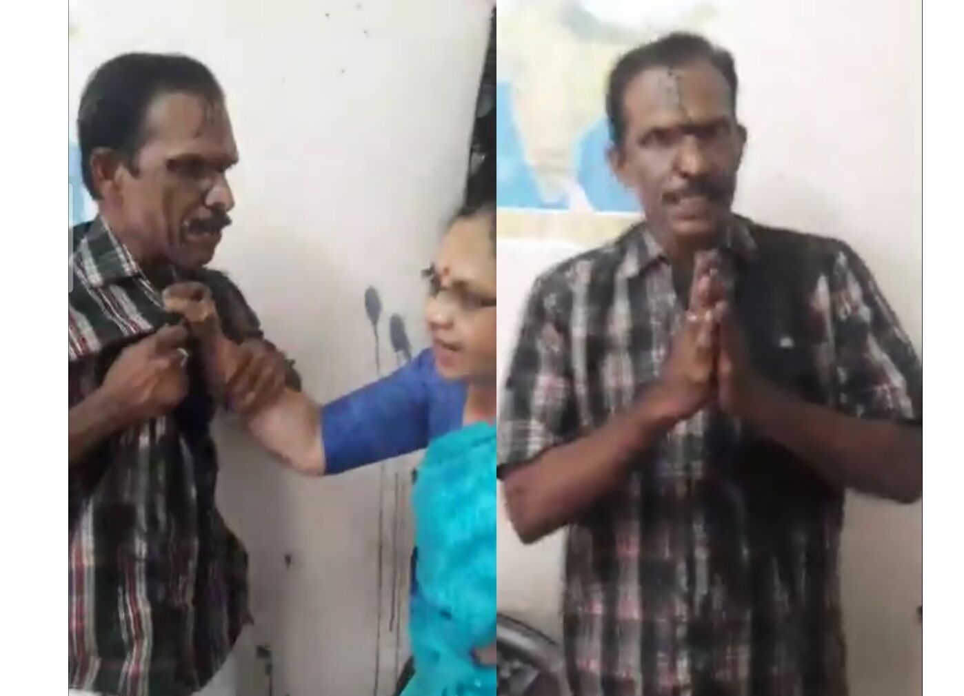 യുട്യൂബിലൂടെ സ്ത്രീകളെ അപമാനിച്ചയാളെ വനിതകൾ നേരിട്ടു; കരിഓയിലൊഴിച്ച് മാപ്പ് പറയിച്ചു യുട്യൂബിലൂടെ സ്ത്രീകളെ അപമാനിച്ചയാളെ വനിതകൾ നേരിട്ടു; കരിഓയിലൊഴിച്ച് മാപ്പ് പറയിച്ചു