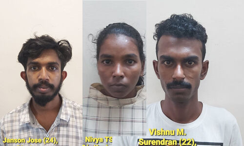 നെട്ടൂരില്‍ യുവാവിനെ ലഹരിമാഫിയ വെട്ടിക്കൊലപ്പെടുത്തിയ സംഭവം: യുവതിയടക്കം മൂന്നു പ്രതികള്‍ കൂടി അറസ്റ്റില്‍