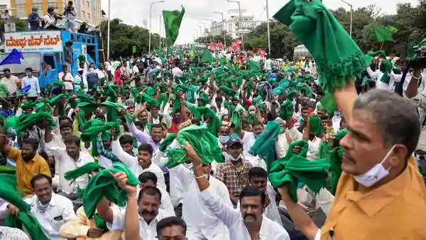 കര്‍ഷക പ്രതിഷേധം: കര്‍ണാടകത്തില്‍ ഇന്ന് ബന്ദ്