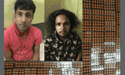 മയക്കുമരുന്ന് ഗുളികകളുമായി തൃശൂരില് രണ്ട് പേര് അറസ്റ്റില് മയക്കുമരുന്ന് ഗുളികകളുമായി തൃശൂരില് രണ്ട് പേര് അറസ്റ്റില്