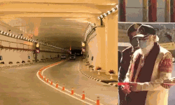 അടല്‍ തുരങ്കം പ്രധാനമന്ത്രി ഉദ്ഘാടനം ചെയ്തു