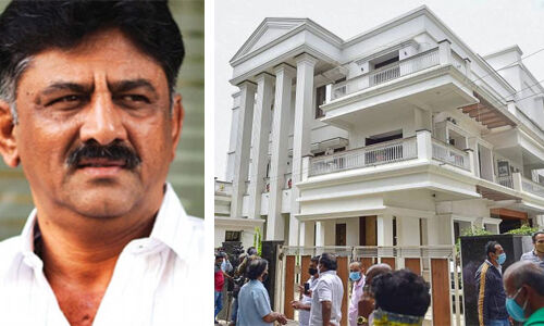 ഡി കെ ശിവകുമാറിന്റെ സ്ഥാപനങ്ങളില് റെയ്ഡ് : തിരഞ്ഞെടുപ്പ് അട്ടിമറിക്കാനുള്ള ശ്രമമെന്ന് കോണ്ഗ്രസ് ഡി കെ ശിവകുമാറിന്റെ സ്ഥാപനങ്ങളില് റെയ്ഡ് : തിരഞ്ഞെടുപ്പ് അട്ടിമറിക്കാനുള്ള ശ്രമമെന്ന് കോണ്ഗ്രസ്