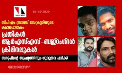 സിപിഎം ബ്രാഞ്ച് സെക്രട്ടറിയുടെ കൊലപാതകം: പ്രതികള്‍ ആര്‍എസ്എസ്-ബജ് റംഗ്ദള്‍ ക്രിമിനലുകള്‍    -സനൂപിന്റെ സുഹൃത്തിനും ഗുരുതര പരിക്ക്