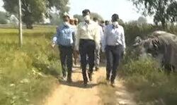 ഹാഥ്‌റസ്:  പെണ്‍കുട്ടിയെ സംസ്‌ക്കരിച്ച സ്ഥലം പ്രത്യേക അന്വേഷണ സംഘം സന്ദര്‍ശിച്ചു