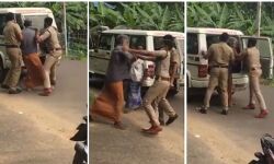 ഹെല്‍മറ്റില്ലാതെ സഞ്ചരിച്ചതിന് വയോധികന്റെ മുഖത്തടിച്ച എസ്‌ഐക്കെതിരേ നടപടി; കഠിന പരിശീലനത്തിന് സ്ഥലം മാറ്റി