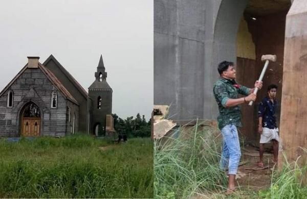 സിനിമ സെറ്റിലെ പള്ളി തകര്ത്ത കേസിലെ ഒന്നാം പ്രതിയെ ഗുണ്ടാ നിയമം ചുമത്തി ജയിലിലടച്ചു സിനിമ സെറ്റിലെ പള്ളി തകര്ത്ത കേസിലെ ഒന്നാം പ്രതിയെ ഗുണ്ടാ നിയമം ചുമത്തി ജയിലിലടച്ചു