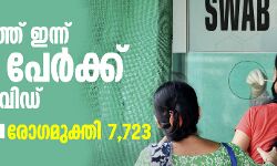 സംസ്ഥാനത്ത് 8764 പേര്‍ക്ക് കൂടി കൊവിഡ്; 7723 പേര്‍ രോഗമുക്തി നേടി; ചികിത്സയിലുള്ളവര്‍ 95,407