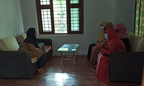 സിദ്ദീഖ് കാപ്പന്റെ വീട് വിമണ്‍ ഇന്ത്യാ മൂവ്‌മെന്റ് നേതാക്കള്‍ സന്ദര്‍ശിച്ചു