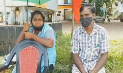 ശമ്പളം ചോദിച്ചതിന് പെട്രോൾ പമ്പിൽ നിന്ന് പുറത്താക്കി; യുവതി ഒരാഴ്ചയായി നിരാഹാര സമരത്തിൽ ശമ്പളം ചോദിച്ചതിന് പെട്രോൾ പമ്പിൽ നിന്ന് പുറത്താക്കി; യുവതി ഒരാഴ്ചയായി നിരാഹാര സമരത്തിൽ