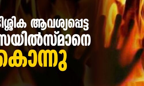 ശമ്പള കുടിശ്ശിക ആവശ്യപ്പെട്ട ദലിത് സെയില്‍സ്മാനെ ചുട്ടുകൊന്നു