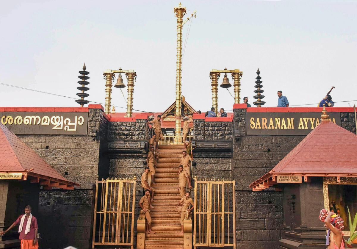 ശബരിമല: മാംസാഹാരത്തിനും ഗ്യാസ് സിലിണ്ടര് ഉപയോഗിച്ചുള്ള പാചകത്തിനും നിരോധനം ശബരിമല: മാംസാഹാരത്തിനും ഗ്യാസ് സിലിണ്ടര് ഉപയോഗിച്ചുള്ള പാചകത്തിനും നിരോധനം