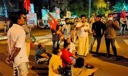 മുഖ്യമന്ത്രിയുടെ രാജി ആവശ്യപ്പെട്ട് സെക്രട്ടേറിയറ്റിലേക്ക് എസ് ഡിപി ഐ മാര്‍ച്ച്