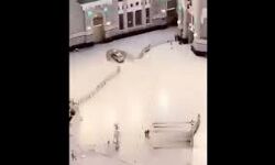 മക്കയിലെ ഹറം പള്ളിയിലേക്ക് കാര്‍ ഇടിച്ചുകയറി; ഒരാള്‍ അറസ്റ്റില്‍, ആളപായമില്ല(വീഡിയോ)