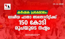 കർഷക പ്രക്ഷോഭം: ദേശീയ പാതാ അതോറിറ്റിക്ക് 150 കോടി രൂപയുടെ നഷ്ടം