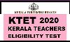 കെ ടെറ്റ് പരീക്ഷ: നവംബര്‍ 27 വരെ അപേക്ഷിക്കാം