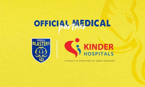 കിന്ഡര് ഹോസ്പിറ്റല്സ് കേരള ബ്ലാസ്റ്റേഴ്സ്എഫ്സിയുടെ ഔദ്യോഗിക മെഡിക്കല് പാര്ട്ണറായി തുടരും കിന്ഡര് ഹോസ്പിറ്റല്സ് കേരള ബ്ലാസ്റ്റേഴ്സ്എഫ്സിയുടെ ഔദ്യോഗിക മെഡിക്കല് പാര്ട്ണറായി തുടരും