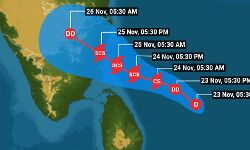 നിവാര്‍ ചുഴലിക്കാറ്റ്: തമിഴ്‌നാട്, ആന്ധ്ര തീരങ്ങളില്‍ കനത്ത ജാഗ്രത