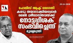 പോലീസ് ആക്ട് ഭേദഗതി: കരടു തയാറാക്കിയപ്പോള്‍ രമണ്‍ ശ്രീവാസ്തവയ്ക്കു നോട്ടപ്പിശക് സംഭവിച്ചെന്ന് മുഖ്യമന്ത്രി