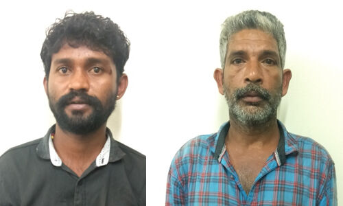 മുക്കുപണ്ടം പണയം വച്ച് പണം തട്ടിയെടുക്കാന്‍ ശ്രമം; രണ്ടു പേര്‍ പോലിസ് പിടിയില്‍