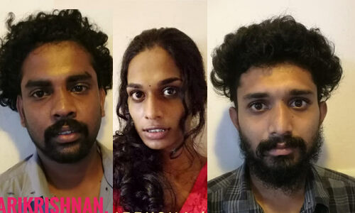 പനങ്ങാട് മയക്ക് മരുന്ന് കേസ് : ഭിന്നലിംഗക്കാരിയടക്കം മൂന്നു പേര് കൂടി പോലിസ് പിടിയില് പനങ്ങാട് മയക്ക് മരുന്ന് കേസ് : ഭിന്നലിംഗക്കാരിയടക്കം മൂന്നു പേര് കൂടി പോലിസ് പിടിയില്