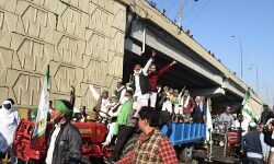 ഛലോ ഡൽഹിക്ക് ഐക്യദാർഢ്യവുമായി യുപി അതിർത്തയിൽ കർഷക പ്രക്ഷോഭം