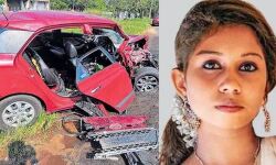 ചേര്‍ത്തലയില്‍ കാറും ലോറിയും കൂട്ടിയിടിച്ച് യുവതി മരിച്ചു; ഭര്‍ത്താവുള്‍പ്പെടെ മൂന്നുപേര്‍ക്ക് ഗുരുതര പരിക്ക്