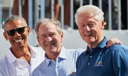 കൊവിഡ് വാക്‌സിന്‍ പ്രചാരണത്തിന് മാതൃകയായി ഒബാമയും ജോര്‍ജ് ബുഷും ബില്‍ ക്ലിന്റനും