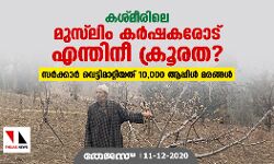 കശ്മീരിലെ മുസ് ലിം കർഷകരോട് എന്തിനീ ക്രൂരത?; സർക്കാർ വെട്ടിമാറ്റിയത് 10,000 ആപ്പിൾ മരങ്ങൾ