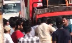 എസ്ഡിപിഐ സ്ഥാനാര്‍ത്ഥിയുടെ പ്രചാരണ വാഹനത്തിന് നേരെ കയ്യേറ്റം